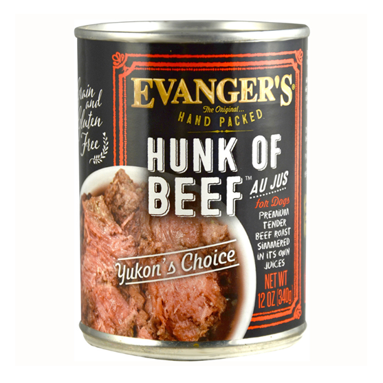 Evanger's Hunk of Beef 13 oz Dog Food