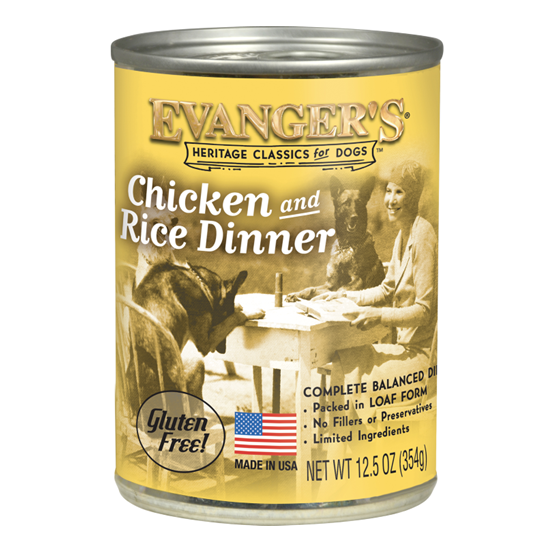 Evanger's Classic Chicken Rice Dinner 13 oz Dog Food