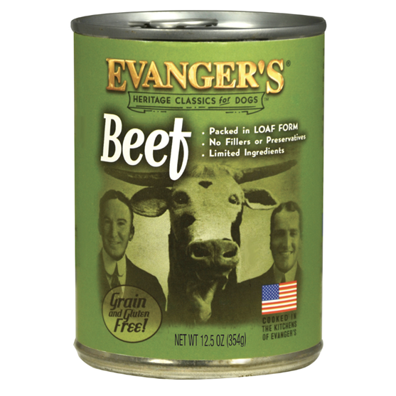 Evanger's Classic 100% Beef 13 oz Dog Food