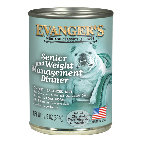 Evanger's Classic Senior & Weight Management 13 oz Dog Food
