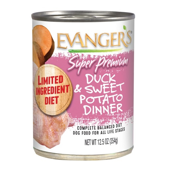 Evanger's Premium Duck & Sweet Potato 12.6 oz Dog Food