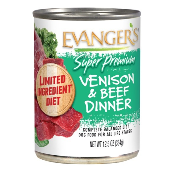 Evanger's Premium Venison Beef 12.8 oz Dog Food