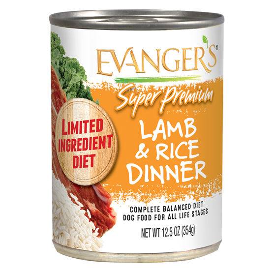 Evanger's Premium Lamb & Rice 12.8 oz Dog Food