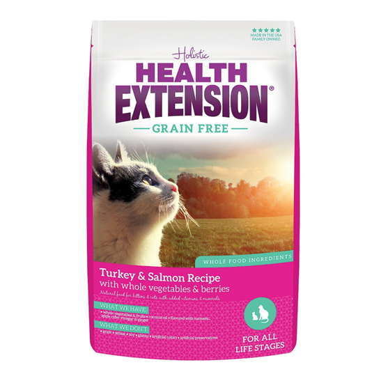 Health Extension Grain Free Turkey & Salmon Cat & Kitten 15 lb Cat Food