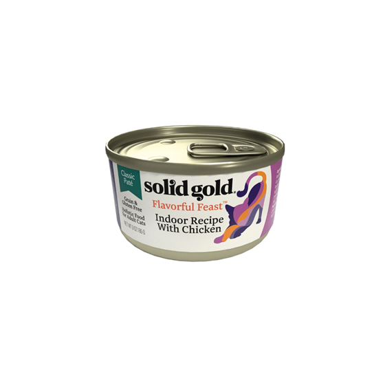 Solid Gold Flavorful Feast Indoor Cat Chicken and Gravy 3 oz Cat Food