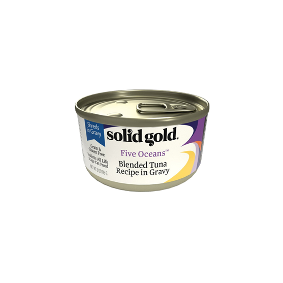 Solid Gold Grain Free Blended Tuna Gourmet 6 oz Cat Food