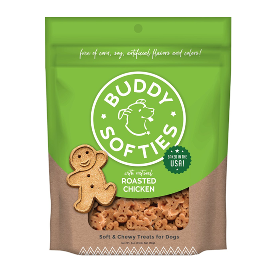  Buddy Biscuits Soft Chewy Roasted Chicken 6 oz