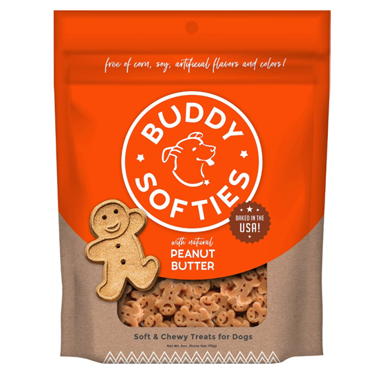 Buddy Biscuits Soft Chewy Peanut Butter 6 oz