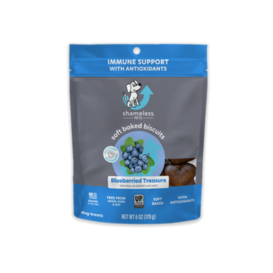 Shameless Pets Soft Biscuit Blueberry 6 oz