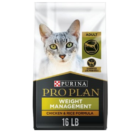 Pro Plan Weight 16 lb Cat Food