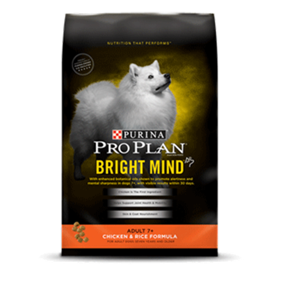 Pro Plan Bright Mind Adult 7+ Chicken 16 lb Dog Food