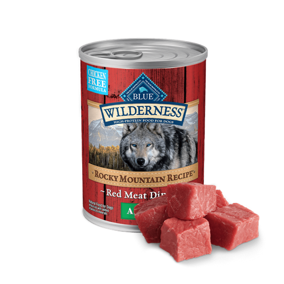 Blue Buffalo Wilderness Rocky Mountain Red Meat 12.5 oz Dog Food