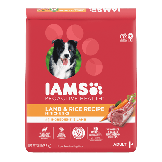 Iam's Minichunk Meal & Rice 30 lb Dog Food