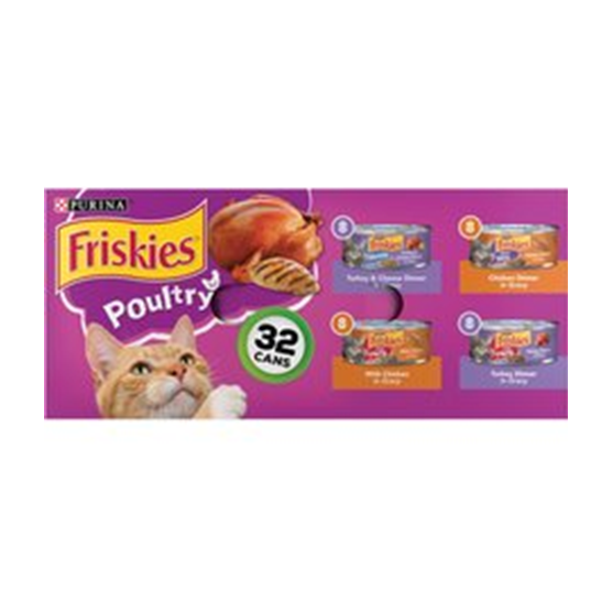 Purina Friskies Poultry Variety 32 pack Cat Food