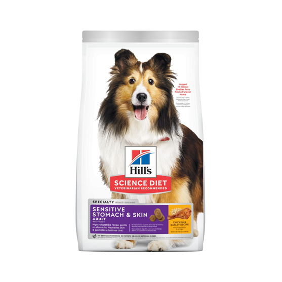 Science Diet Canine Adult Sensitive Stomach & Skin 4 lb Dog Food