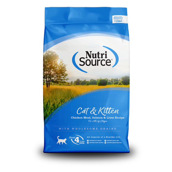 Nutri Source Chicken Salmon Liver Cat & Kitten 6.6 lb Cat Food