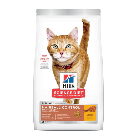 Science Diet Feline Hairball Control Light 15.5 lb Cat Food