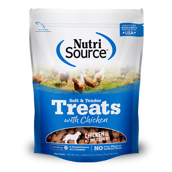 Nutri-Source Soft Tender Chicken Dog Treat 6 oz