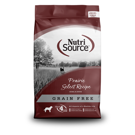 Nutri Source Grain Free Prairie Select 15 lb Dog Food