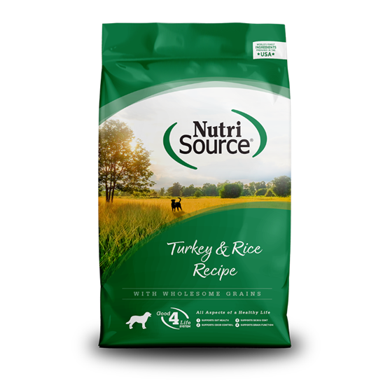 Nutri Source Adult Turkey & Rice 26 lb Dog Food