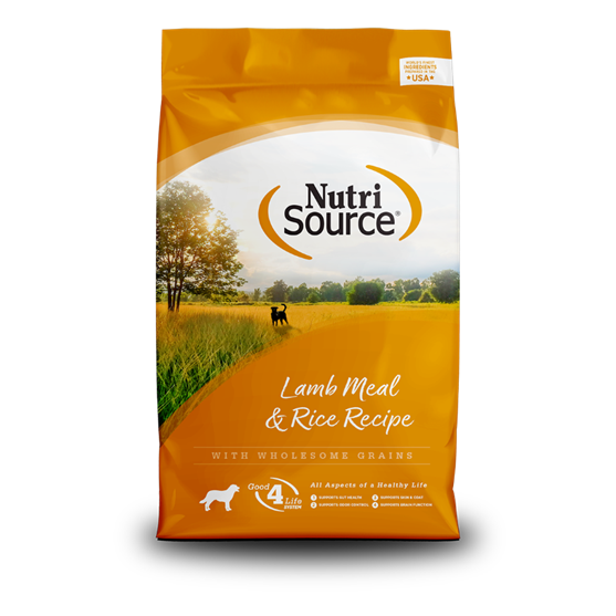 Nutri Source Lamb Rice All Life Stages 4 lb Dog Food