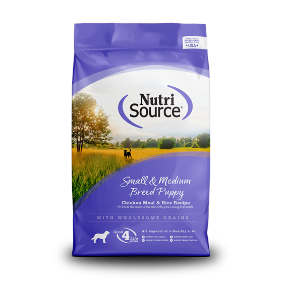Nutri Source Small/Medium Breed Chicken Rice Puppy 5 lb Dog Food