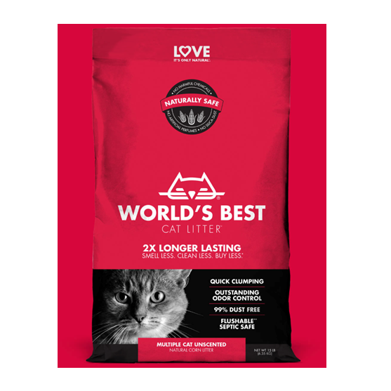 World's Best Multi Cat Litter 15 lb
