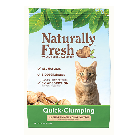 Naturally Fresh Clumping Walnut Cat Litter 14 lb