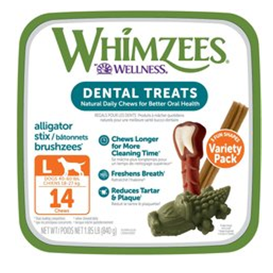 Whimzees Variety Pack Large 14 pieces