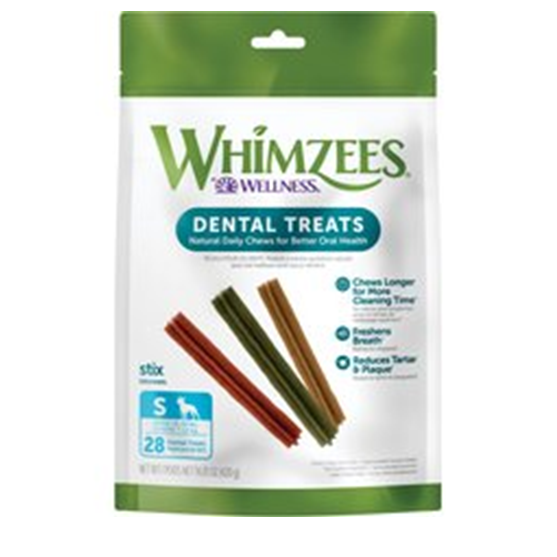 Whimzees Dog Treat Stix Small 28 pieces