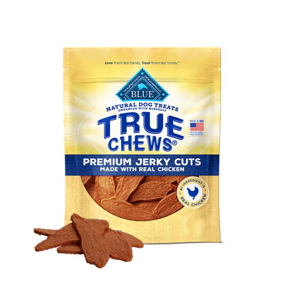 Blue Buffalo True Chew Chicken Jerky Dog Treats 12 oz