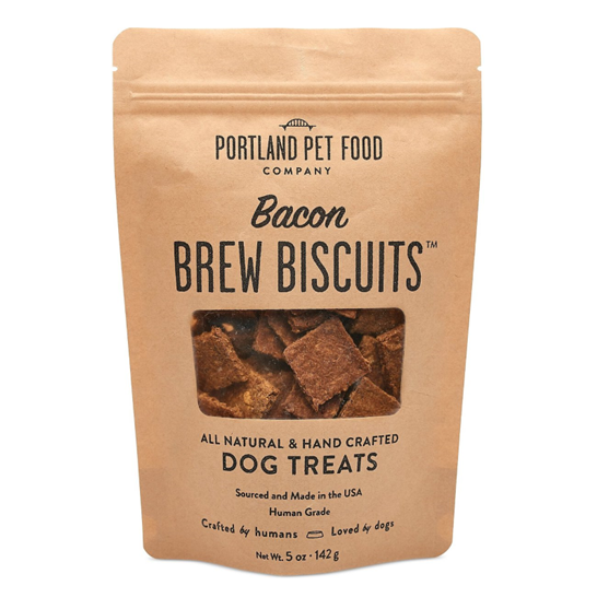 Portland Pet Food Bacon Brew Dog Biscuit 5 oz