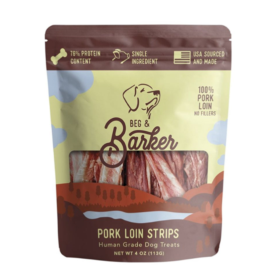 Beg and Barker Pork Strips 4oz