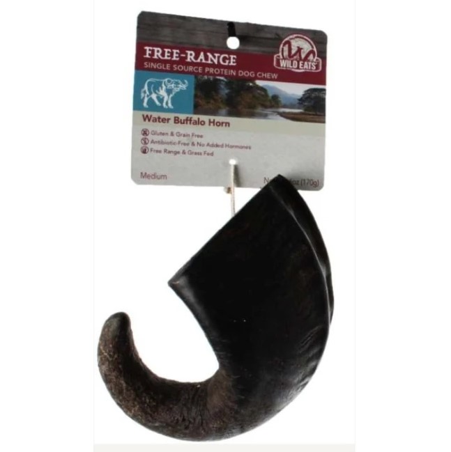 Wild Eats Water Buffalo Horn Dog Chew Medium