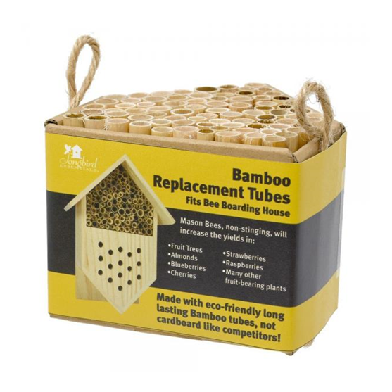 Bamboo Replacement Tubes for Bee House