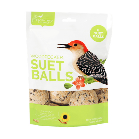 Pacific Bird And Supply Suet Balls Woodpecker 6 pack