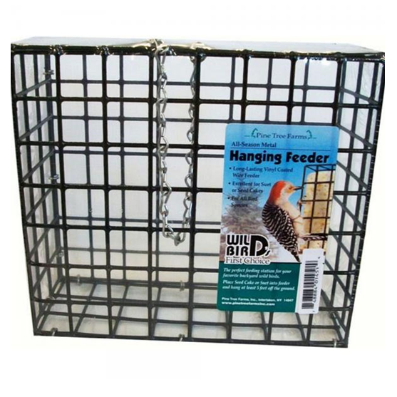 Pine Tree Farms Wire Suet Cage for Large Cakes