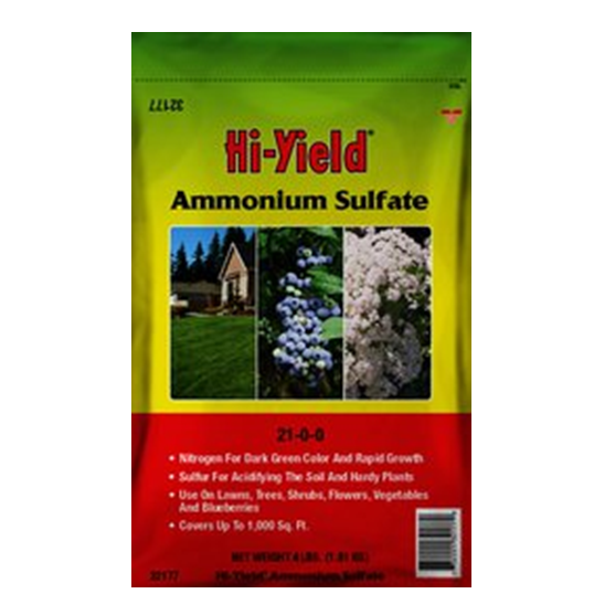 Hi-Yield Ammonium Sulfate 21-0-0 4lbs