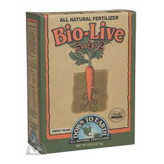 Down to Earth Bio-Live with Mycorrhizae 5 lb