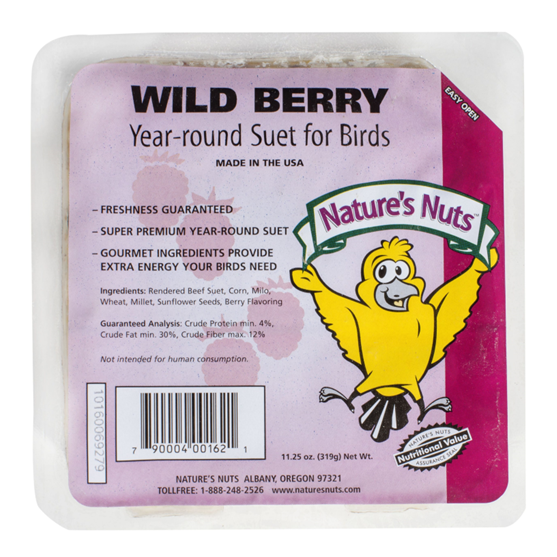 Nature's Nuts Wild Berry Suet