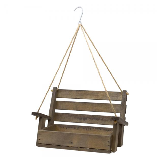 Backyard Essentials Brown Hanging Porch Swing