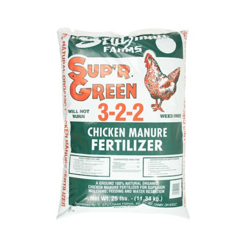 SUP'R Green Chicken Manure 25 lb
