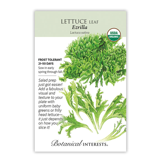 Botanical Interests Lettuce Ezrilla