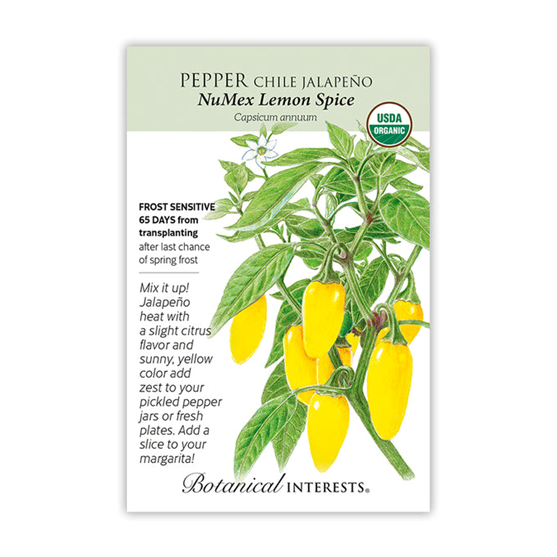 Botanical Interests Pepper Lemon Spice Jalapeno