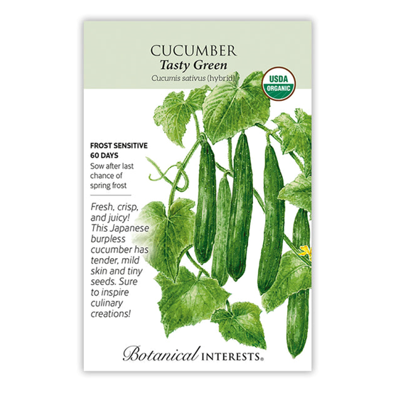 Botanical Interests Cucumber Tasty Green
