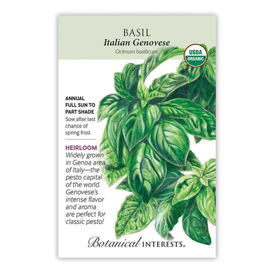Botanical Interests Basil Italian Genovese Organic