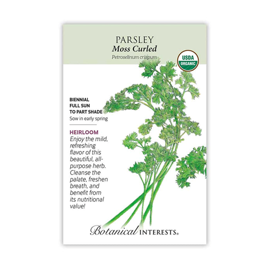 Botanical Interests Parsley Moss Curled Organic