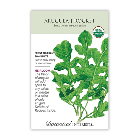 Botanical Interests Arugula Rocket Salad Organic
