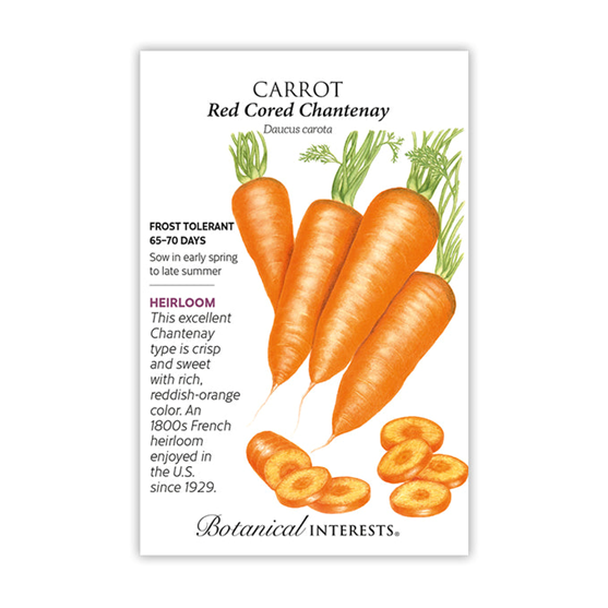 Botanical Interests Carrot Red Cored Chantenay