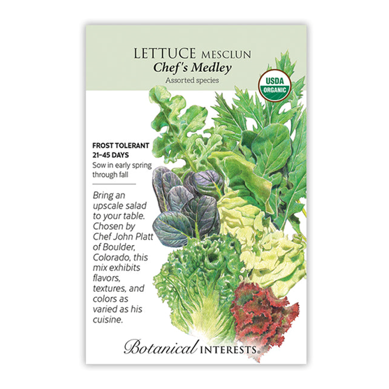 Botanical Interests Lettuce Mesclun Chef's Medley